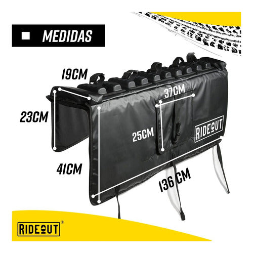 Portabicicletas Para Portalon Camioneta Pick-up Pad Flyrock 7