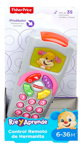 Control Remoto Didactico Interactivo Luz Sonido Fisher Price 0