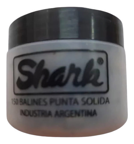 Balines Shark Original Punta Solida Cal 6.35 X 150 Unidades 0