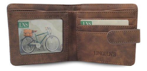 Lincoln's Men's Wallet with Canvas Loop Juno 1