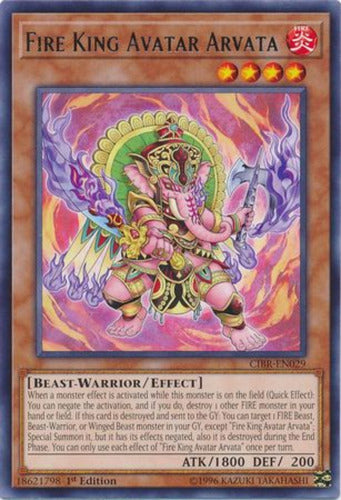 Konami Fire King Avatar Arvata - Cibr - Rare 0