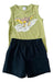 Set 2-Piece Muscle Tee and Dino Shorts 0
