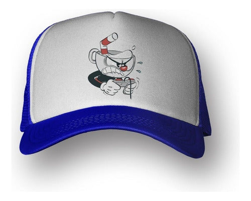 Newcaps Gorra Cuphead Mugman Jueguitos M1 0