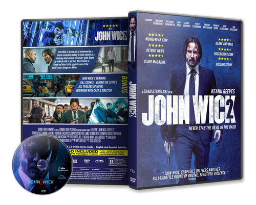 DVD John Wick 1 2 3 4 Complete Saga 2