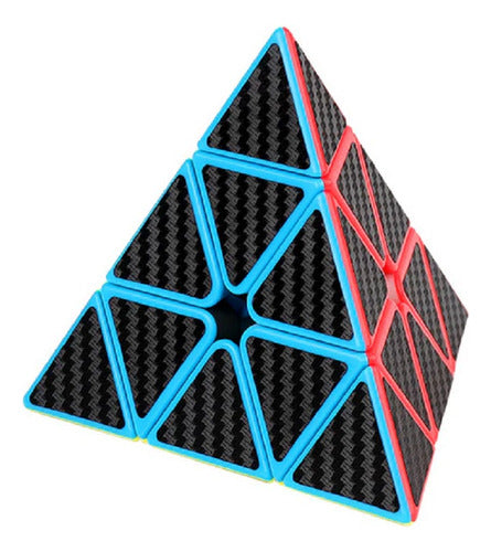 Moyu Cubo Moyu Meilong Piramide Fibra Carbon 3x3x3 Jeg Jhd005 0