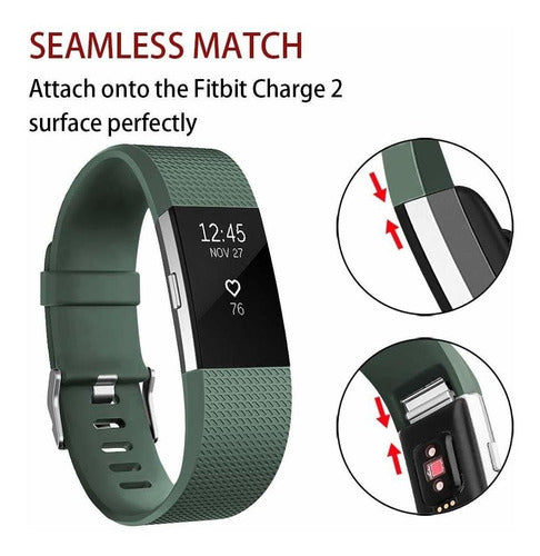 POY Mesh Band for Fitbit Charge 2 Olive Green 1