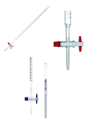 Bureta Graduada 100 Ml Robinete De Teflon Borosilicato 3.3 0