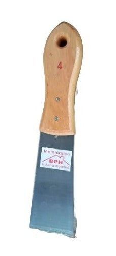 BPH 4cm Spatula for Pastina with Wooden Handle 0