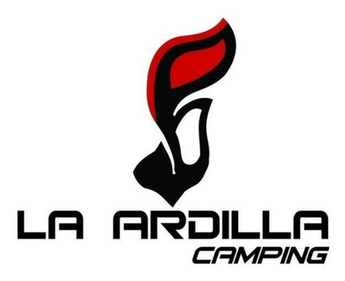 La Ardilla Camping Plastic Explorer Water Bottle 1L Camo with Sleeve and Strap 1