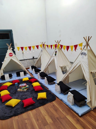 Pijamadas, Alquiler De Tipis, Carpa Infantil, Juegos 3