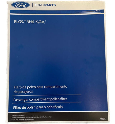 Ford Mondeo 2015/2020 Evaporator Box Pollen Filter 1
