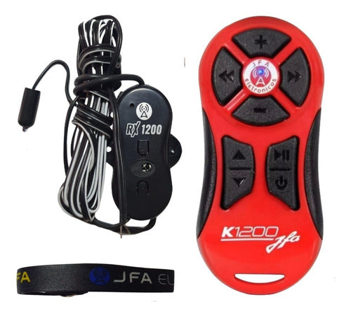 Jfa K1200 - Controle Longa Distancia Vermelho Completo 1200m 0