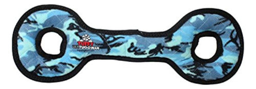 Tuffy Ultimate Tug-o-war, Durable Dog Toy (camo Blue) 0