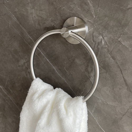 GC Satin Finish Stainless Steel Towel Ring Celtic 1