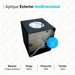 Outdoor Directional Black LED GU10 Wall Light Bless 2