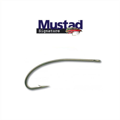 Mustad Anzuelos C53 Signature Atado Mosca 3x Long Ojal Recto 1