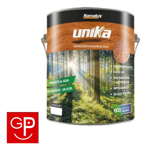 Protector Para Madera Roble Al Agua Unikal 3.6l G P 1