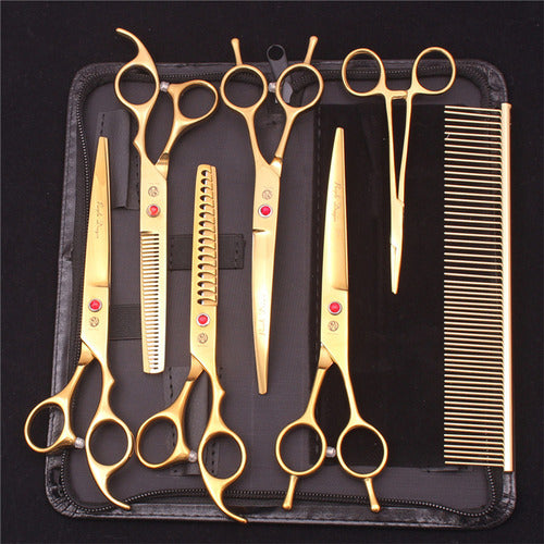 Conjunto De Beleza Purple Dragon Pet Scissors 7.0 5