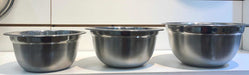 Meta Stainless Steel Bowls Set of 3 Different Sizes 18-20-22 cm 4