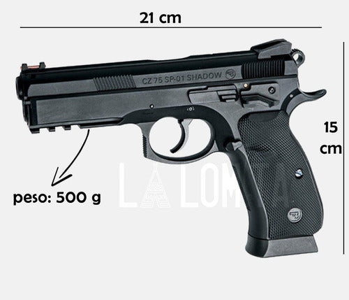 ASG CZ SP-01 Shadow Airsoft Pistol 6mm Plastic BBs Compressed Air Gun 1