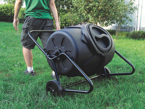 Koolscapes Rotating Composter with Wheels 170 L 1