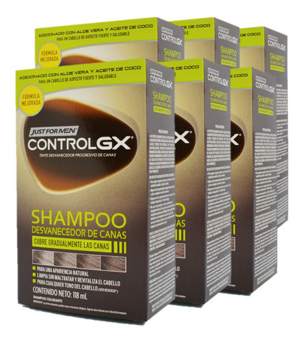 Just For Men Kit X 6 Shampoo Control GX Just For Men Progresivo Canas 0