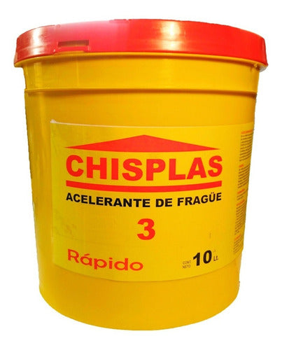 Acelerante De Fragüe Chisplas X 10 Litros 0