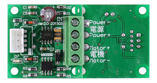 Topincn Controlador De Velocidad Del Motor Dc 1.8v A 15v 2a 4