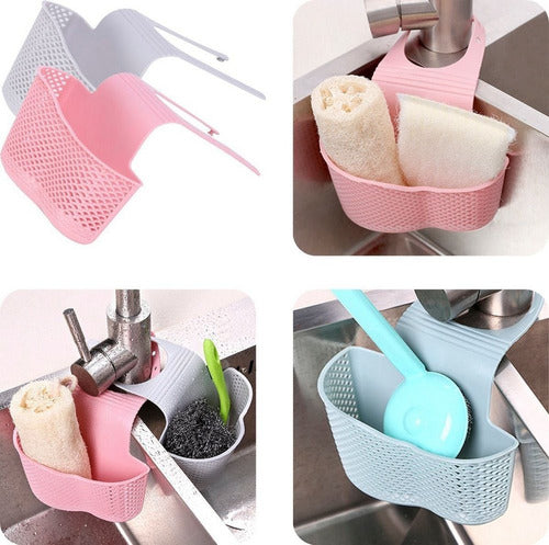 EMUNA BAZAR Hanging Sponge Organizer for Sink 1