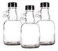 Botella Growler 500cc Transparente Con Tapa (x5) 0