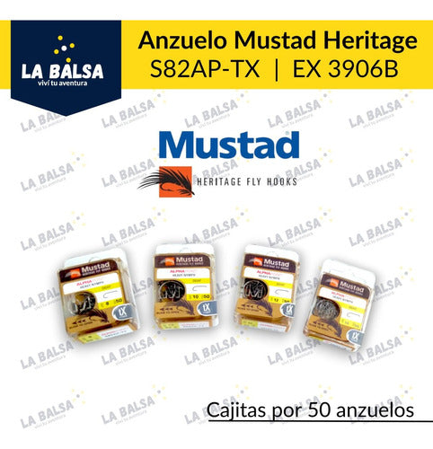 Mustad Heritage S82AP-TX Fishing Hook | EX 3906B (PROGG) 11