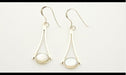 Altri Platería Silver 925 Hook Earrings with Mother of Pearl 1