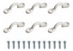 Marine Omega Atalona Plastic Rope Clip with Stainless Steel Screws (Set of 6) 0