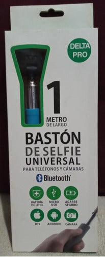 Baston Palo Selfie Bluetooth Universal Para Celular Y Cámara 1