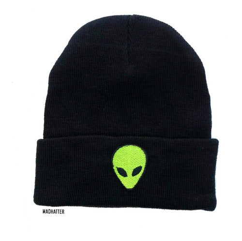 Madhatteraccs Gorro Alien Beanie Bordado Aliens Planeta Marciano 3