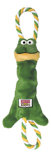 Toy Plush Kong Tugger Knots Frog - Maxscotas Petshop 0