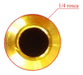 TIDAR Brass Union 1/4 Flare Male x 1/8 NPTM (Gas Thread) 1