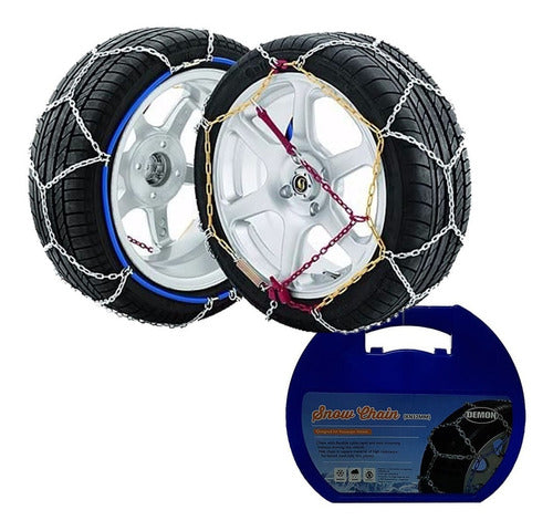 Snow Chains for Snow/Ice/Mud Rolled Tires 560 R13 4