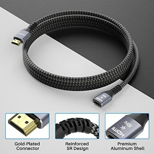 Cable De Extension Hdmi Macho A Hembra Hdmi 4k 1