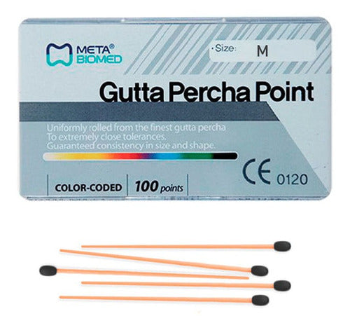 Meta Lateral Condensation Gutta Percha Points M x 100u 0