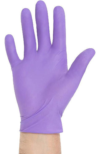 Guantes De Examen De Nitrilo Púrpura Haylard Health (55081), 0