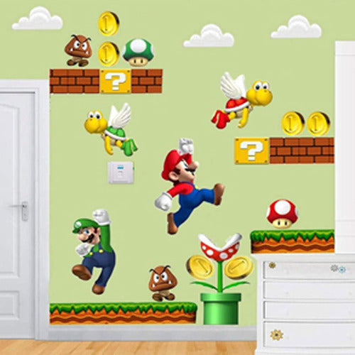 SchwartsCount Super Mario Wall Stickers Vinyl Decals Decoration 0