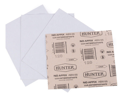 Hunter Anti-Clogging Sandpaper Grit 220 Wood Finish Pack of 10 0