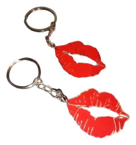 SM Metal Lips Keychain // Belgrano 0