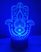 Invitame Creaciones LED Night Light Hand of Fatima 1