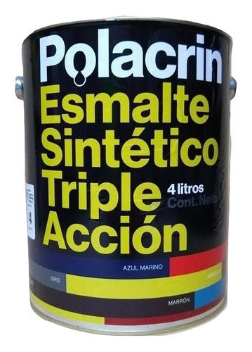 Polacrin Triple Acción Blanco X 4 Litros M. Envios 0