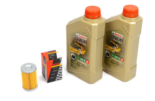 Kit Service Filtro Aceite + Power1 10w50 Bajaj Rouser Ns 200 0