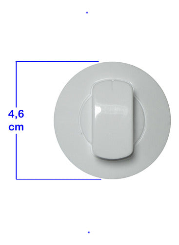 1 Perilla Timer Para Cocina Longvie Original Blanco 2