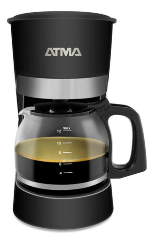 Atma Cafetera Atma Desayuno Semi Automática Negra De Filtro 220v 1