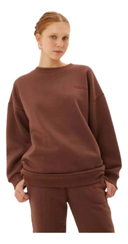 Las Pepas Oversize Hoodie Arturo Size 1 Chocolate 0